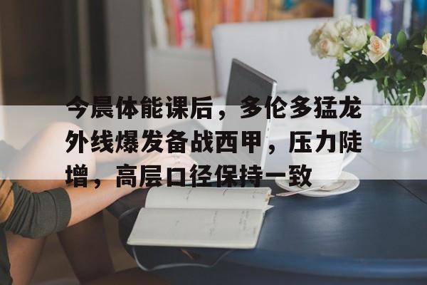 九游体育官网-今晨体能课后，多伦多猛龙外线爆发备战西甲，压力陡增，高层口径保持一致的简单介绍